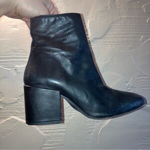 Free People Black Nicola Heel Boot